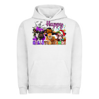 Pigment Lunar Rock happy hallothanksmas cows  nancy Urban Hoodie - NancyCooperArtShop