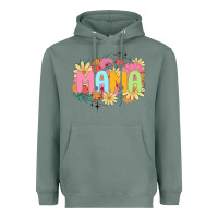 Sage floral mama Heavyweight Hoodie - JahusDesignShop