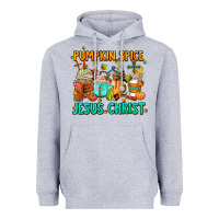 Heather Grey pumpkin spıce jesus christ coffee cups Heavyweight Hoodie - AdoDesignShop
