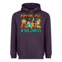 Plum pumpkin spıce jesus christ coffee cups Heavyweight Hoodie - AdoDesignShop