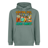 Sage pumpkin spıce jesus christ coffee cups Heavyweight Hoodie - AdoDesignShop