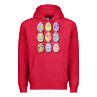 Cardinal vintage easter eggs Premium Hoodie - MaliasSmallBusiness