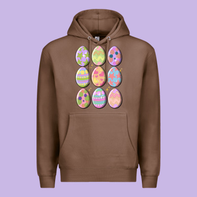 Vintage Easter Eggs Premium Hoodie Designed By Maliassmallbusiness