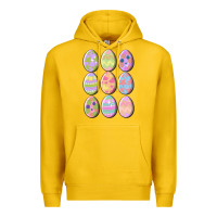 Lemon vintage easter eggs Premium Hoodie - MaliasSmallBusiness