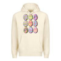 Sandshell vintage easter eggs Premium Hoodie - MaliasSmallBusiness