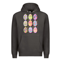 Smoke vintage easter eggs Premium Hoodie - MaliasSmallBusiness