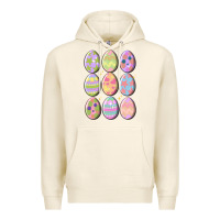 Tofu vintage easter eggs Premium Hoodie - MaliasSmallBusiness