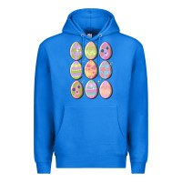True Royal vintage easter eggs Premium Hoodie - MaliasSmallBusiness