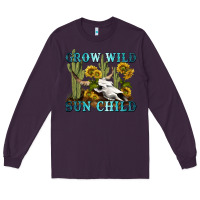 Plum grow wild sun child tbw Long Sleeve Tee - texasbilliewilder