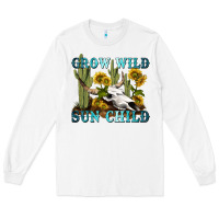 White grow wild sun child tbw Long Sleeve Tee - texasbilliewilder