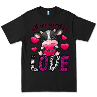 Black All We Need İs Moo Love Premium Tee - SublimationCraftShop
