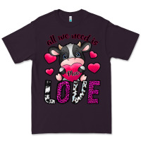 Plum All We Need İs Moo Love Premium Tee - SublimationCraftShop