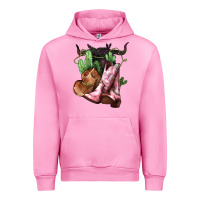 Fuchsia Pink cowgirl boots hat horns cactus Urban Hoodie - NancyCooperArtShop