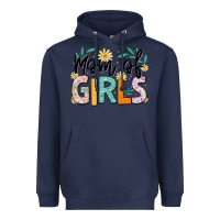 Navy mom of girls Heavyweight Hoodie - JahusDesignShop