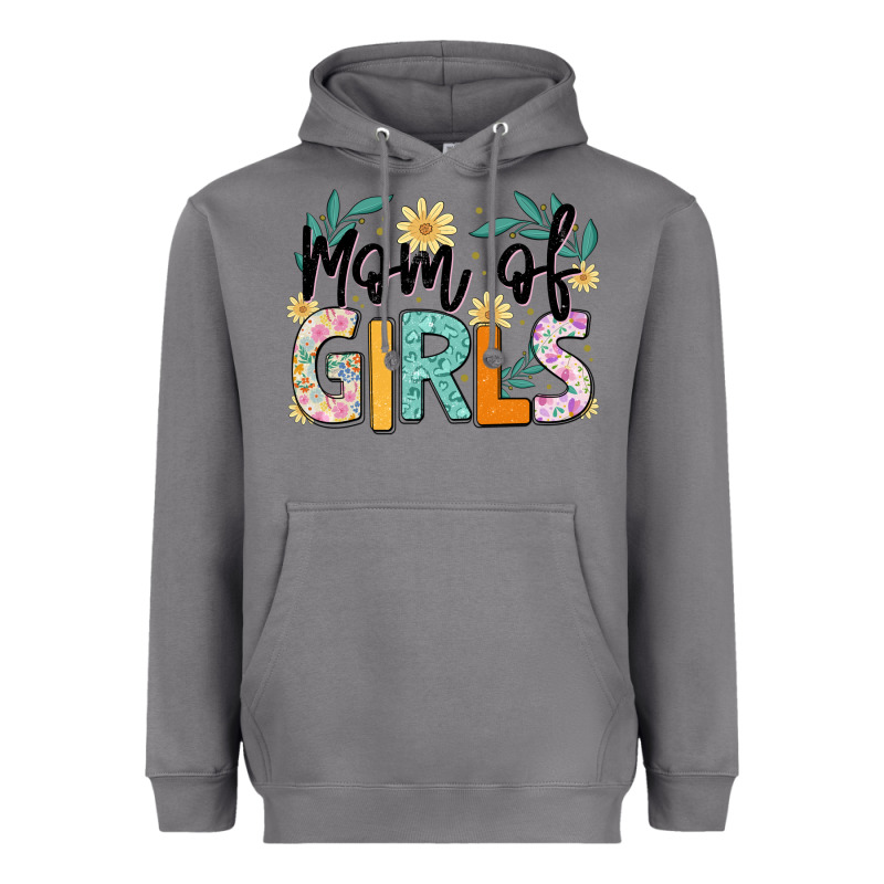 Mom Of Girls Heavyweight Hoodie by JahusDesignShop | Teevron