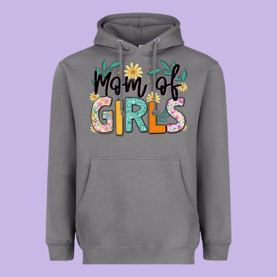 Mom Of Girls Heavyweight Hoodie Designed By Jahusdesignshop