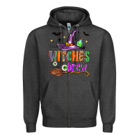 Charcoal Heather witches brew Zipper Hoodie - Zillion Design Studio