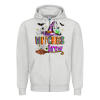 Dove Grey witches brew Zipper Hoodie - Zillion Design Studio