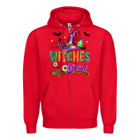 Red witches brew Zipper Hoodie - Zillion Design Studio