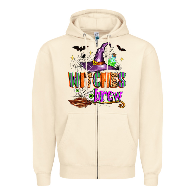Witches Brew Zipper Hoodie by Zillion Design Studio | Teevron