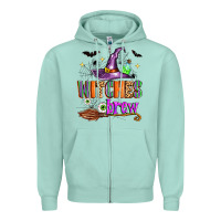 Seafoam witches brew Zipper Hoodie - Zillion Design Studio