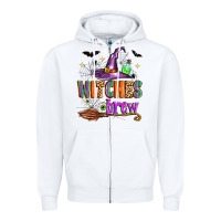 White witches brew Zipper Hoodie - Zillion Design Studio