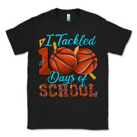Black i tackled 100days of school basketball Classic Tee - texasbilliewilder