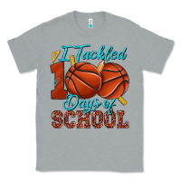 Heather Grey i tackled 100days of school basketball Classic Tee - texasbilliewilder