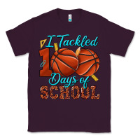 Plum i tackled 100days of school basketball Classic Tee - texasbilliewilder