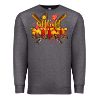Charcoal Heather softball mini Premium Sweatshirt - AdoDesignShop