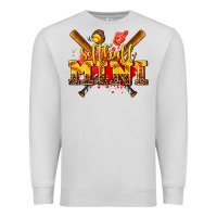 Dove Grey softball mini Premium Sweatshirt - AdoDesignShop