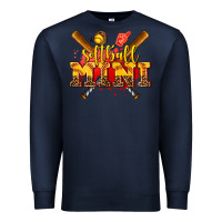 Navy softball mini Premium Sweatshirt - AdoDesignShop