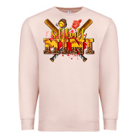 Pale Pink softball mini Premium Sweatshirt - AdoDesignShop