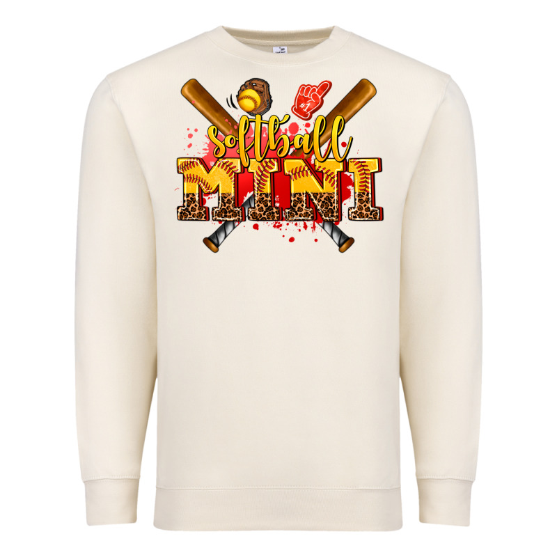 Softball Mini Premium Sweatshirt by AdoDesignShop | Teevron