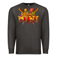 Smoke softball mini Premium Sweatshirt - AdoDesignShop