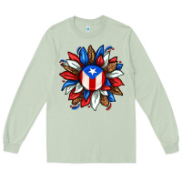 Matcha puerto rico sunflower Long Sleeve Tee - texasbilliewilder