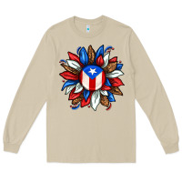 Mushroom puerto rico sunflower Long Sleeve Tee - texasbilliewilder