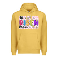 Antique Gold checkered risen Premium Hoodie - MaliasSmallBusiness