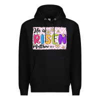 Black checkered risen Premium Hoodie - MaliasSmallBusiness