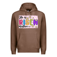 Chestnut checkered risen Premium Hoodie - MaliasSmallBusiness