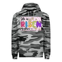 Slate Camo checkered risen Premium Hoodie - MaliasSmallBusiness