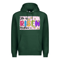 Sports Green checkered risen Premium Hoodie - MaliasSmallBusiness