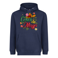 Navy cinco de mayo Heavyweight Hoodie - JahusDesignShop