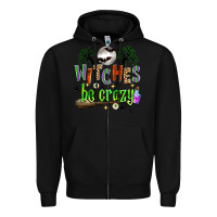 Black witches be crazy Zipper Hoodie - Zillion Design Studio