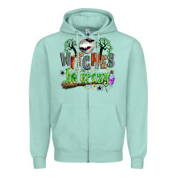 Seafoam witches be crazy Zipper Hoodie - Zillion Design Studio