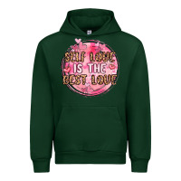 Forest Green self love is the best love Urban Hoodie - MaliasSmallBusiness