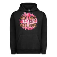 Pigment Black self love is the best love Urban Hoodie - MaliasSmallBusiness