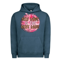 Pigment Midnight Navy self love is the best love Urban Hoodie - MaliasSmallBusiness
