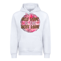 White self love is the best love Urban Hoodie - MaliasSmallBusiness