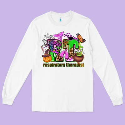 Rt Respiratory Therapist Long Sleeve Tee Designed By Adodesignshop